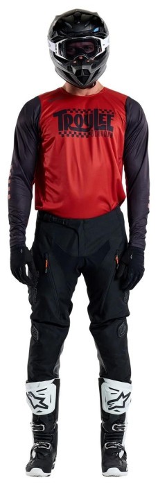 Мото джерсі TLD SCOUT GP JERSEY; BIG LEE [BLACK / BURNT ORANGE] XL