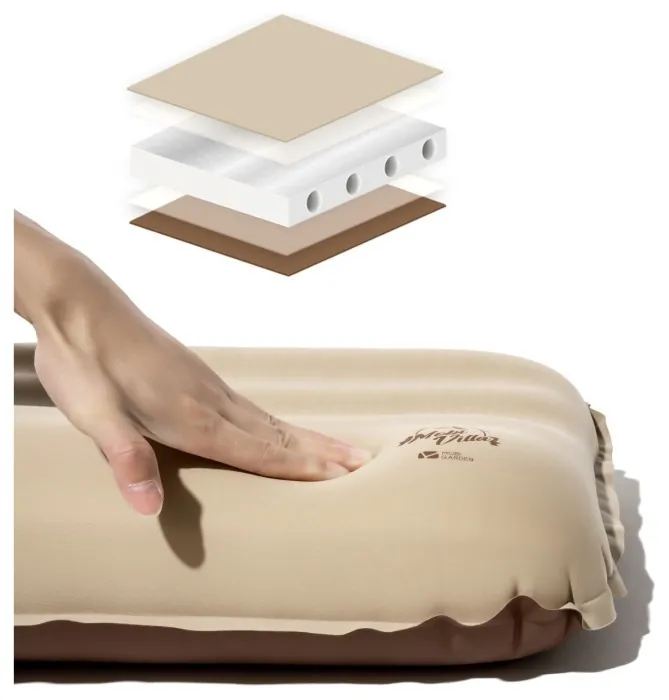 Подушка самонадувна Mobi Garden Sponge air NX21663018 sand