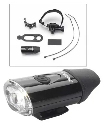 Фара на шолом XLC CL-F23, USB, Led