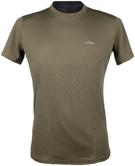 Футболка Tribe CoolpaS S T-KI-0006-olive, укр