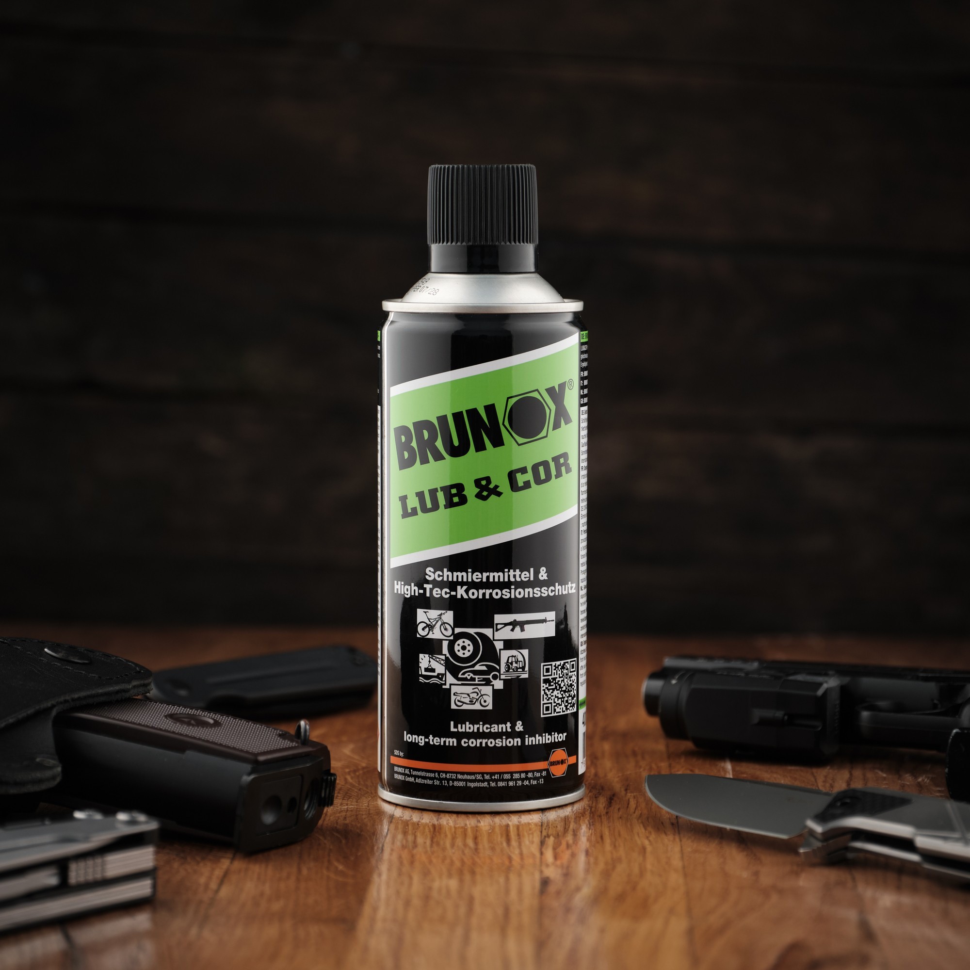 Мастило і консервація зброї, помпа Brunox Lub & Cor 400ml