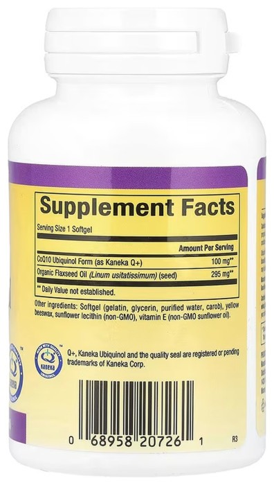 Ubiquinol CoQ10 100mg - 60 softgels