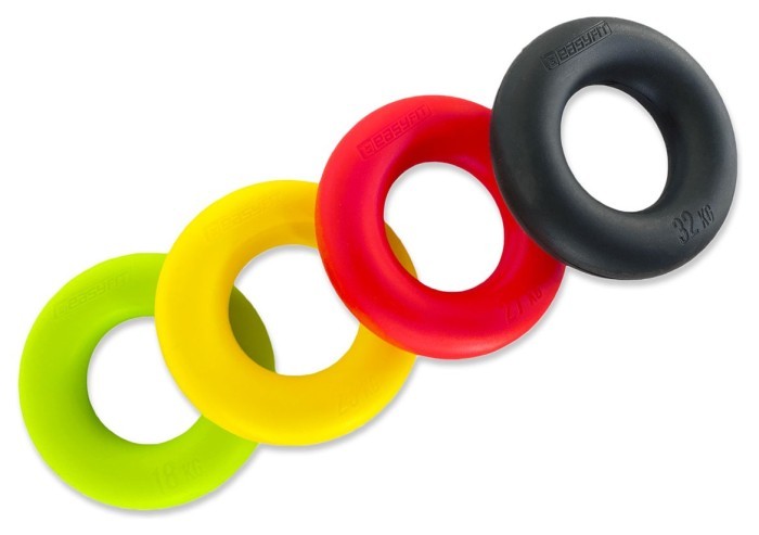 Эспандер кистевое кольцо EasyFit Ring 18 кг зеленый
