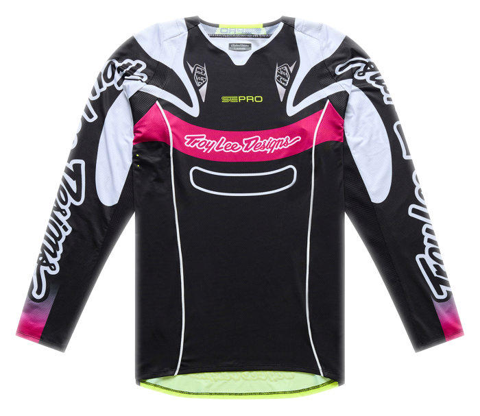 Мото джерси TLD SE PRO JERSEY; SALVO [BLACK/WHITE] XXL