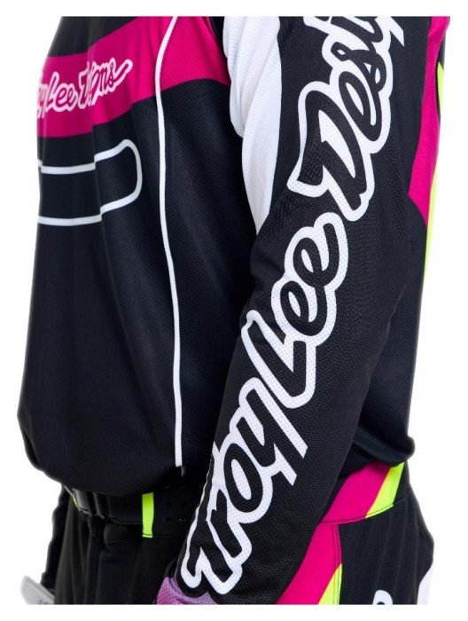 Мото джерсі TLD SE PRO JERSEY; SALVO [BLACK / WHITE] XXL