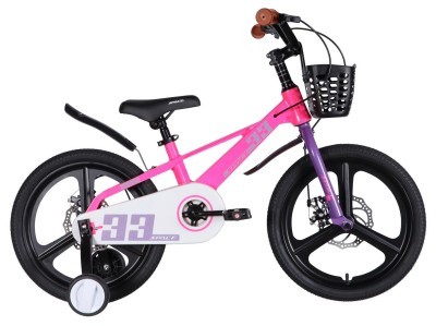 Велосипед MG 18" SPACE KID ORION DD рама-10" рожевий з фіолетовим 2026