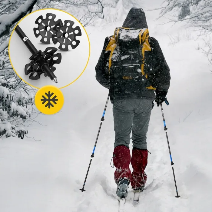 Трекінгові палиці Mountain Goat Peak+ 60-135 см Black/Blue (P-5907739318268)