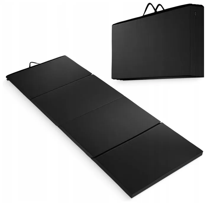 Мат гімнастичний складний 4FIZJO XL 240 x 120 x 5 см Black (P-5907739319708)