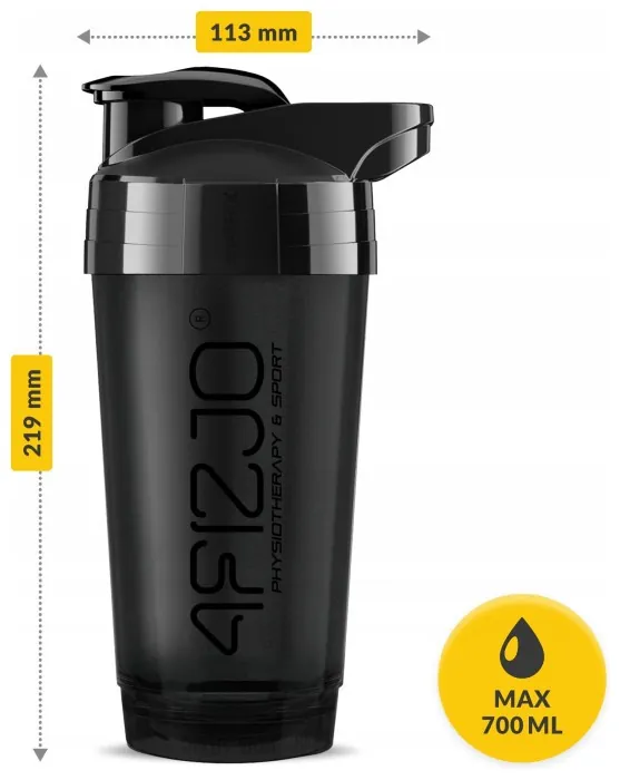 Шейкер спортивный 4FIZJO Ultra 700 мл Black (P-5905973407090)