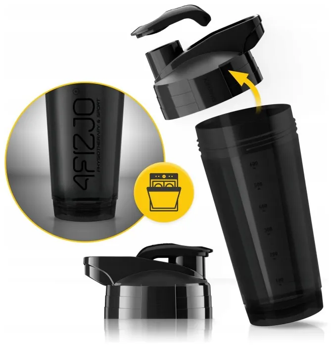 Шейкер спортивный 4FIZJO Ultra 700 мл Black (P-5905973407090)