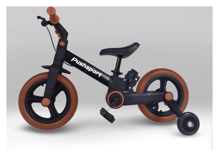 Велосипед PUSH SPORT M10 coffee (Кавовий), укр, укр