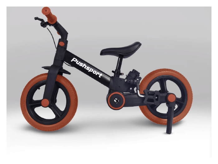 Велосипед PUSH SPORT M10 coffee (Кавовий), укр, укр