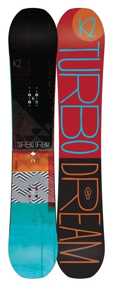 Сноуборд K2 TURBO DREAM 162 Black/multicolor (1150015) O (162 см black, multicolor)