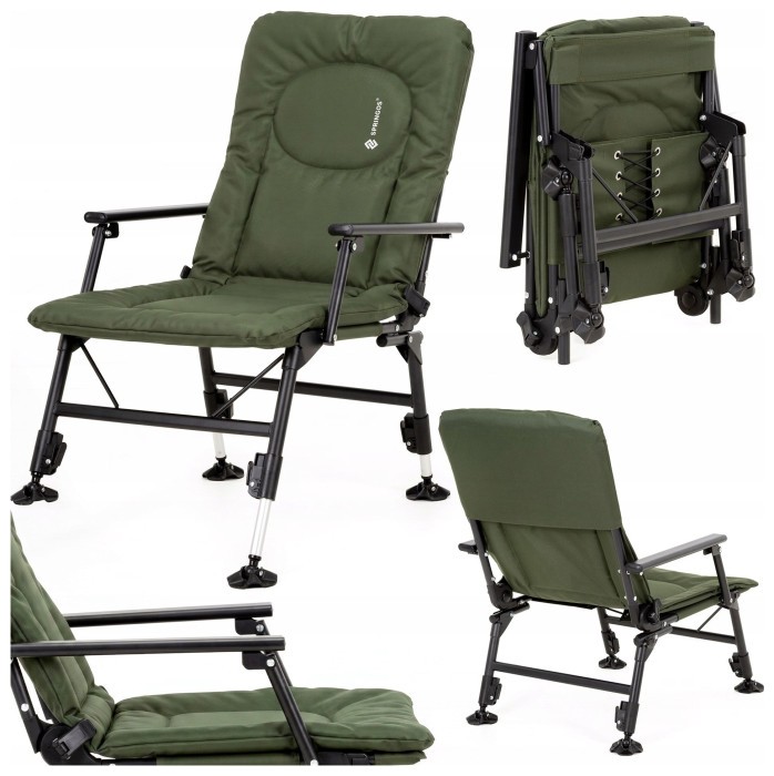 Крісло туристичне Springos коропове, складне CS0191 Navy Green
