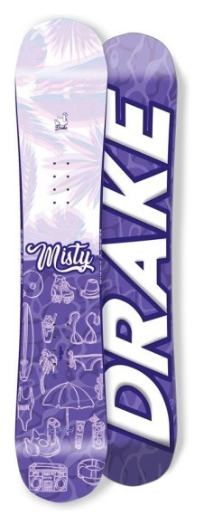 Сноуборд Drake Misty 150 Violet/white (76221041), укр