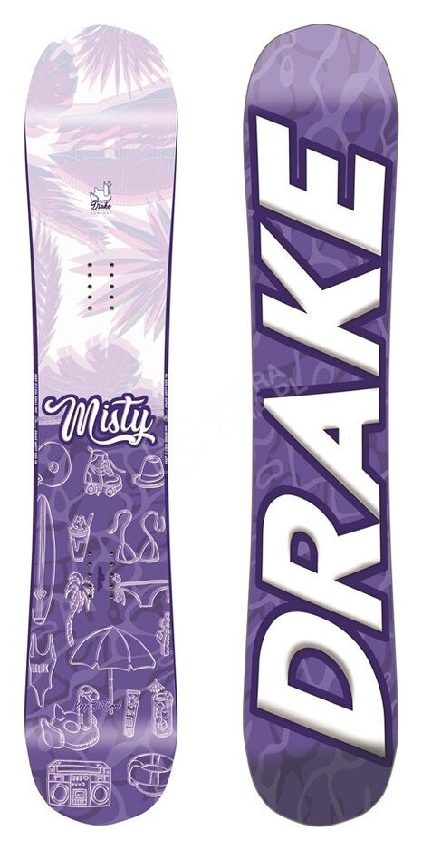 Сноуборд Drake Misty 150 Violet/white (76221041)