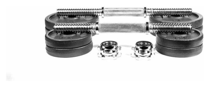 Гантель разборный металлический RN-Sport на 8,5 кг (RN_QTR8.5)