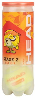 Мячи для тенниса HEAD (578423) 3B HEAD STAGE 2-ORANGE-6 DZ 2026