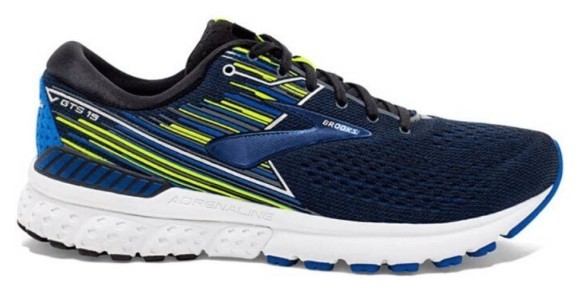 Кросівки чоловічі Brooks ADRENALINE GTS M 44 (10.0US) Black/blue/nightlife (1102941D069), укр