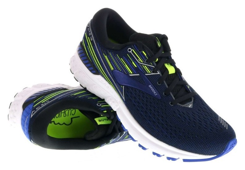 Кросівки чоловічі Brooks ADRENALINE GTS M 44 (10.0US) Black/blue/nightlife (1102941D069), укр, укр