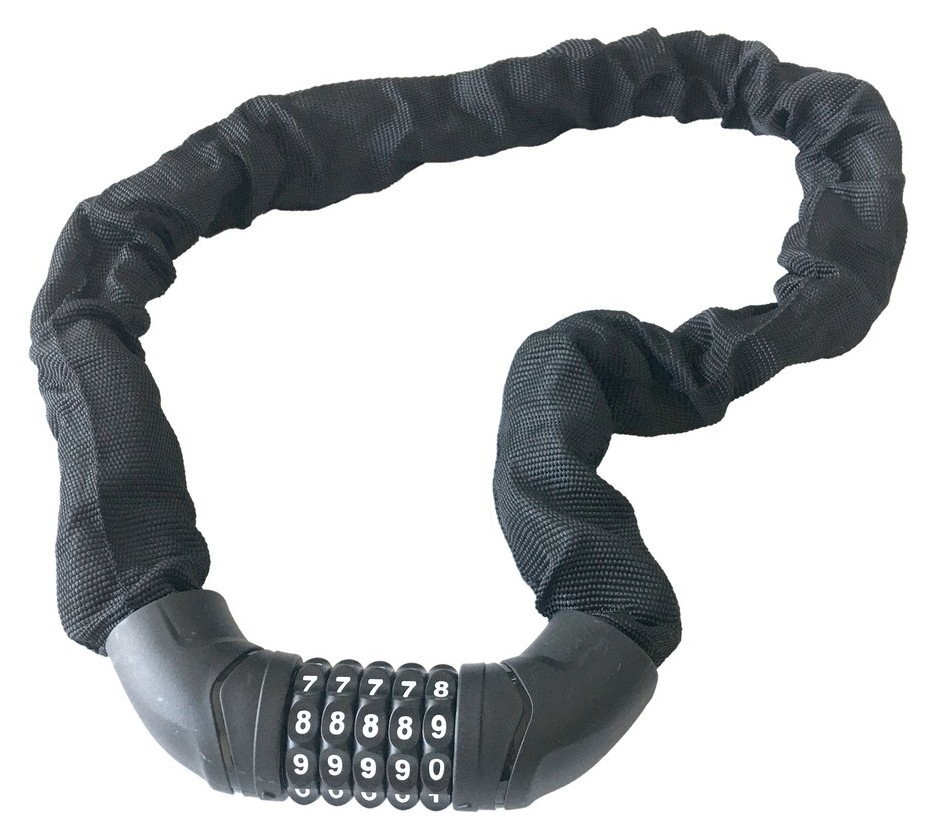 Замок для велосипеда Tempesta DIGI CHAIN Black (FSD-LK127018), укр, укр