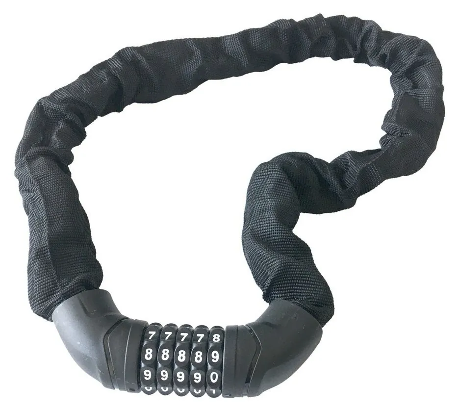 Замок для велосипеда Tempesta DIGI CHAIN Black (FSD-LK127018) (Чорний)