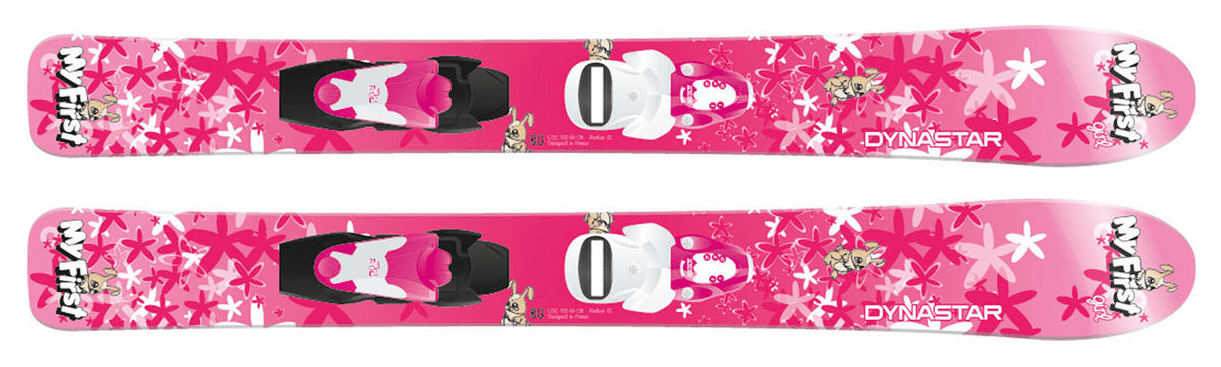 Лежи горные (комплект) для детей Dynastar MY FIRST GIRL+TEAM 2 93см Pink (DACWV01+FC2A052)