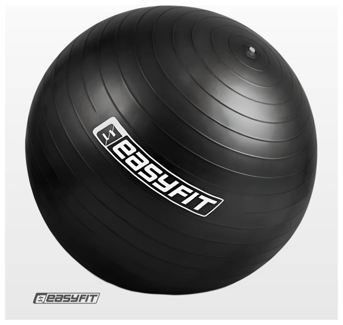 Мяч для фитнеса EasyFit BalanceBall 85 см черный