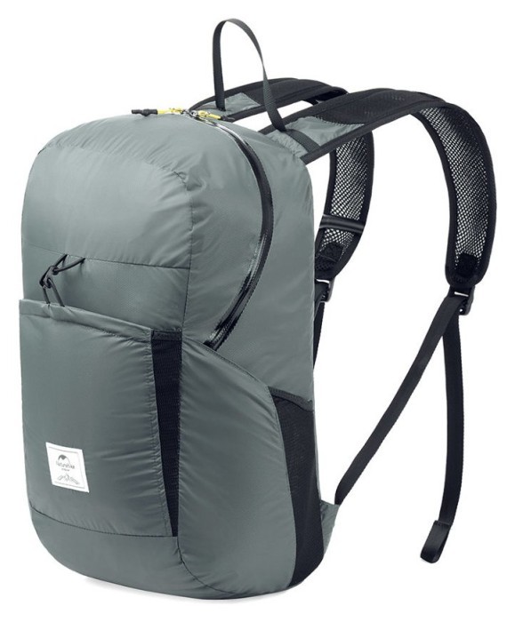 Рюкзак компактний Naturehike Ultralight NH17A017-B 22 л, сірий, укр, укр