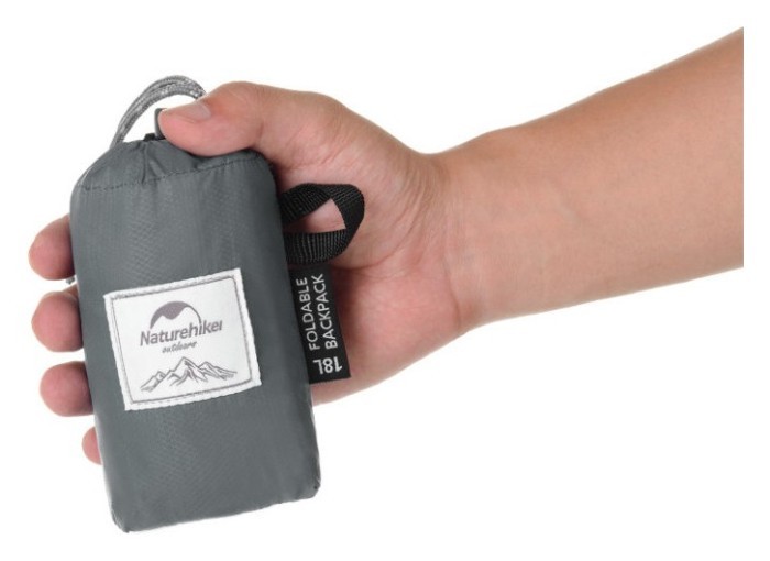 Рюкзак компактний Naturehike Ultralight NH17A017-B 22 л, сірий