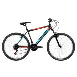 Велосипед ST 27,5" Discovery AMULET Vbr рама- " 2022 TGB (Чорно-червоний з бірюзовим (м))