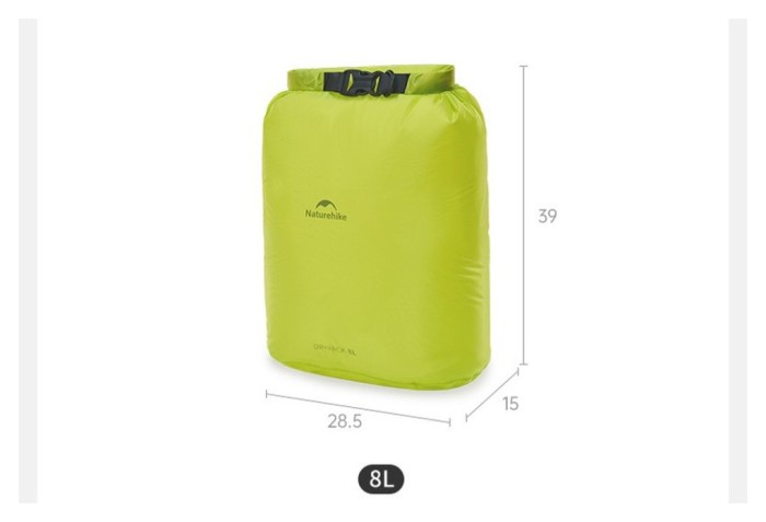 Гермомішок Naturehike CNK2550XB012, 8 л, жовтий