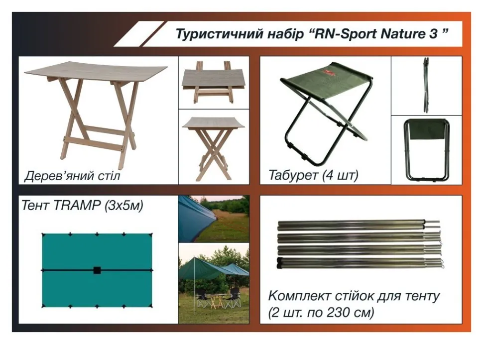 Туристичний набір "RN-Sport Nature 3" (RNS_RN-Nature3)