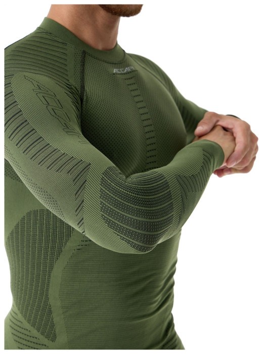 Термофутболка з довгим рукавом чоловіча Accapi Xperience, Military Black, XL/XXL