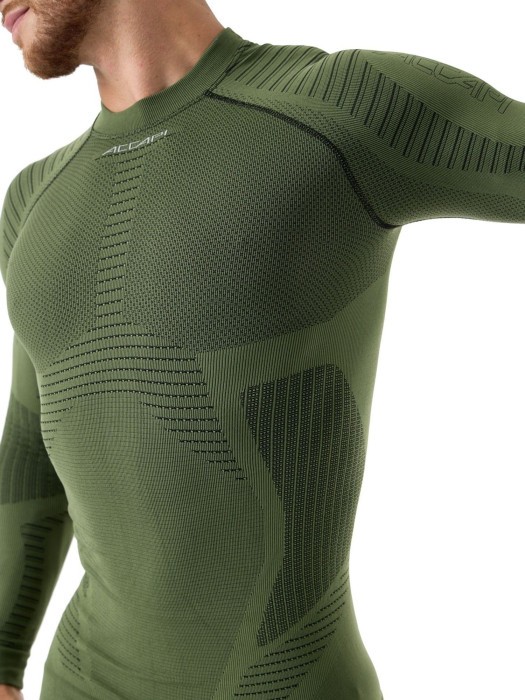 Термофутболка з довгим рукавом чоловіча Accapi Xperience, Military Black, XL/XXL