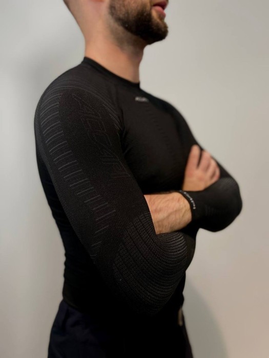 Термофутболка з довгим рукавом чоловіча Accapi Xperience, Military Black, XL/XXL