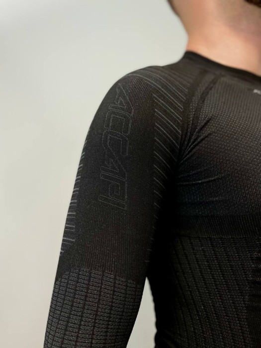 Термофутболка з довгим рукавом чоловіча Accapi Xperience, Military Black, XL/XXL