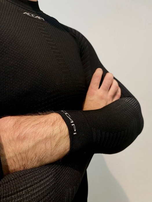 Термофутболка з довгим рукавом чоловіча Accapi Xperience, Military Black, XL/XXL