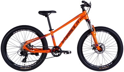 Велосипед AL 24" Formula THOR DD CS рама-12" оранжево-черный 2025
