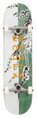 Скейтборд Enuff Cherry Blossom white-teal