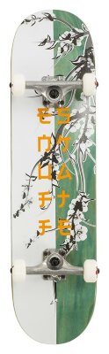 Скейтборд Enuff Cherry Blossom white-teal