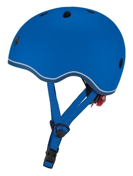 Шолом захисний дитячий Globber Evo Lights з ліхтариком, синій, укр, укр