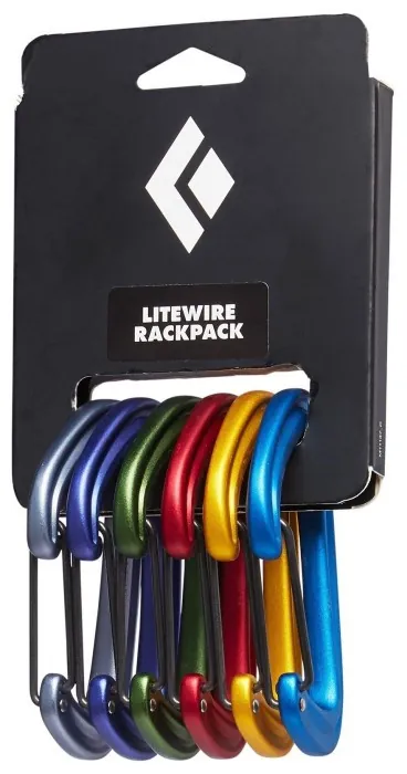 Набор карабинов Black Diamond LiteWire Rackpack, No color, One Size