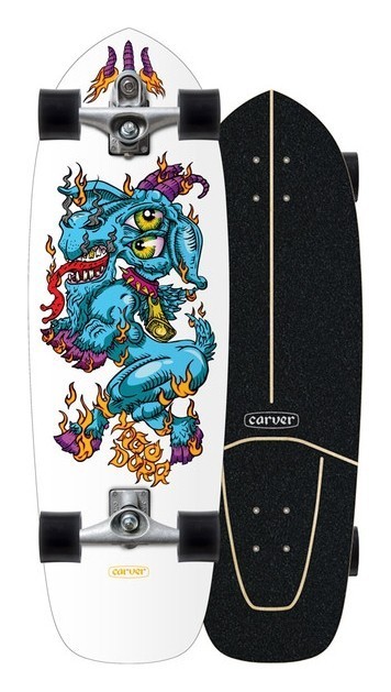 Carver C7 Raw 32" JOB Wave Slayer Surfskate серфскейт, укр, укр