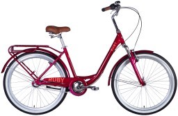 Велосипед AL 26" Dorozhnik RUBY PH рама-17" бордовий 2025 Велосипед AL 26" Dorozhnik RUBY PH рама-17" бордовий 2025