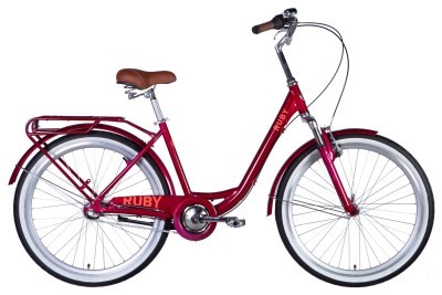 Велосипед AL 26" Dorozhnik RUBY PH рама-17" бордовий 2025