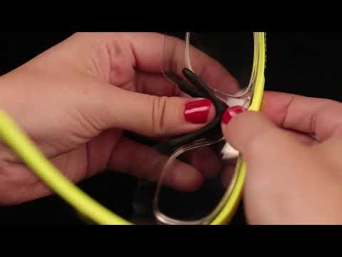 Окуляри HQBC QX3, фотохромні лінзи, діоптрична вставка Clip-on, Жовто-чорний неон, укр, укр