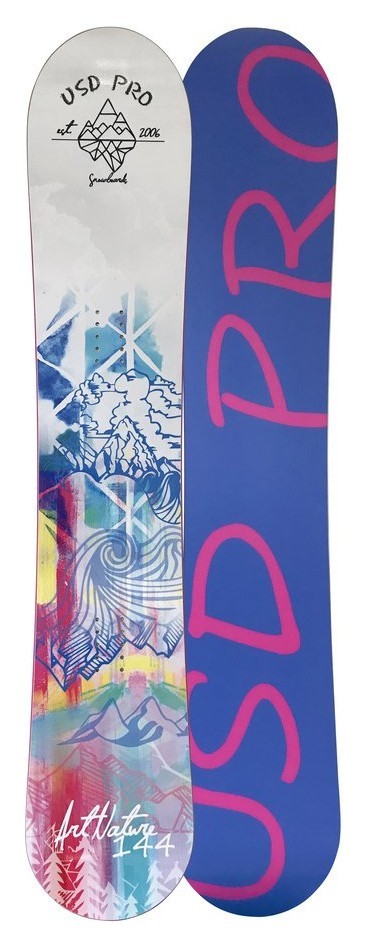 Сноуборд USD Pro ART NATURE 149 Grey/Blue (USB17W1P)