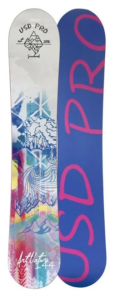 Сноуборд USD Pro ART NATURE 149 Grey/Blue (USB17W1P) (149 см aegean blue)