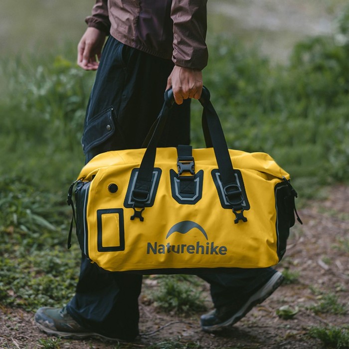 Водонепроникна дорожня сумка Naturehike CNK2450XB015, 60 л, жовта
